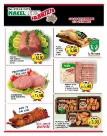 Volantino Centro Oceano Pagina 2: Durango Aia alette di pollo arrosto €3,99, Hamburger Maxi di Bovino €17,90