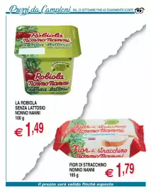 Volantino Centro Oceano Pagina 21: Robiola senza lattosio Nonno Nanni €1,49