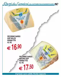 Volantino Centro Oceano Pagina 22: Pecorino Sardo DOP Dolce Nonna Tita €16,90