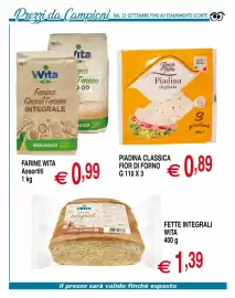 Volantino Centro Oceano Pagina 36: Fette integrali Wita €1,39, Farine Wita Assortiti €0,99