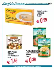 Volantino Centro Oceano Pagina 41: Fagioli I Campagnoli €0,39, Brodo Classico i Gustaioli €0,99