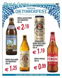 Volantino Centro Oceano Pagina 43: Birra Paulaner Oktoberfest €1,25