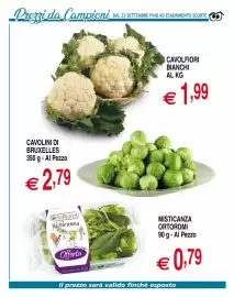Volantino Centro Oceano Pagina 8: Cavolfiori bianchi €1,99, Cavolini di Bruxelles €2,79