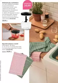 Tchibo gazetka Strona 12: Wielofunkcyjny rozdrabniacz €39,99, Ręczniki kuchenne 2-pak 30x50 cm €39,99