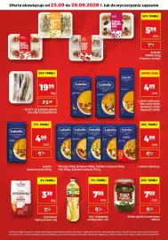 API MARKET gazetka tydzień 39 Strona 8: Lubella makaron pióra €4,99, Olej rzepakowy wielkopolski €7,99