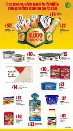 Folleto Bodega Aurrerá Página 4: Great Value Tostadas fritas €33,00, Aurrera Atún con soya en agua o aceite €10,00