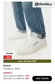 Eobuwie gazetka Strona 10: Sneakersy biały Reebok €279,99