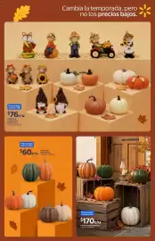 Folleto Walmart Página 4: Calabazas decorativas €60,00, Calabazas decorativas €170,00