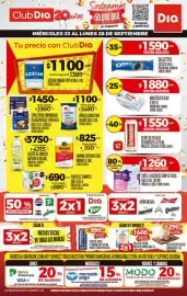 Folleto Supermercados DIA semana 39 Página 1: Morixe harina fortivac 000 €825,00, Oreo galletitas €1.590,00