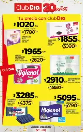 Folleto Supermercados DIA semana 39 Página 35: Dia papel higiénico doble hoja €2.910,00, Dia servilletas €1.855,00