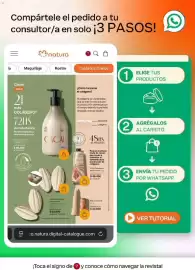 Catálogo Natura Página 2: Bálsamo labial €34.600,00, Eko's Cacao €96.900,00