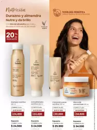 Catálogo Natura Página 24: Natura tododia Acondicionador nutritivo €24.400,00, Natura tododia Shampoo nutritivo €24.400,00
