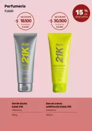 Catálogo Natura Página 33: Kaiak 21k Deo Creme Antitritto €30.500,00, Kaiak gel de ducha 21k €18.100,00