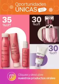 Catálogo Natura Página 4: 35 %off Oportunidades UNICAS DE ESTE CICLO 30 %off Una Art 3 natura tododia ALMBOLSA & JOJOBA