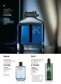 Catálogo Natura Página 83: Horus eau de toilette masculino €76.900,00, Natura eau de parfum masculino K €219.900,00