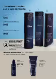 Catálogo Natura Página 86: Natura i-homem jabón facial exfoliante €44.900,00, Natura shampoo 2 en 1 €40.500,00