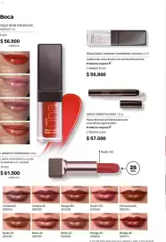 Catálogo Natura Página 91: Natura una gloss labial brillo labial €56.900,00, Labial CC hidratante €61.500,00
