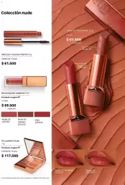 Catálogo Natura Página 94: Una mascara volumen marron €61.500,00, Pro palette Nude €117.500,00