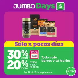 Catálogo Jumbo semana 39 Página 5: 11 JUMBO Days $ MARLEY COFFEE PSIUV Vibration MARLEY COFFEE Buffalo Soldier USDA 00000