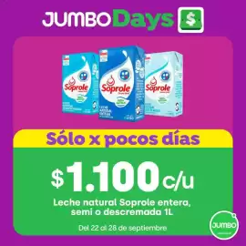 Catálogo Jumbo semana 39 Página 6: Leche natural Soprole €1.100,00