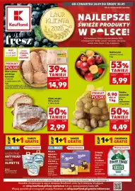 Kaufland gazetka tydzień 39 Strona 1: Kaufland JEST fresz LAUR KLIENTA 2028 OD CZWARTKU 24.09 DO ŚRODY 30.09 lub do