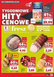 Kaufland gazetka tydzień 39 Strona 10: OD CZWARTKU 24.09 HIT TYGODNIOWE HITY CENOWE fresz K Kaufland fresh&frocen myfood