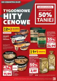 Kaufland gazetka tydzień 39 Strona 2: OD CZWARTKU 24.09 TYGODNIOWE HITY CENOWE €2+2 GRATIS Mieszaj dowolnie WSZYSTKIE