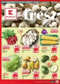 Kaufland gazetka tydzień 39 Strona 4: OD CZWARTKU 24.09 DO SOBOTY 26.09 K Kaufland fresz PRODUKT POLSKI PRODUKT POLSKI