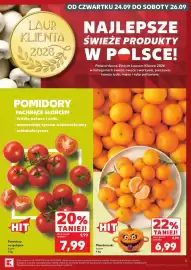Kaufland gazetka tydzień 39 Strona 5: LAUR KLIENTA 2026 OD CZWARTKU 24.09 DO SOBOTY 26.09 NAJLEPSZE ŚWIEŻE PRODUKTY W