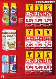 Kaufland gazetka tydzień 39 Strona 9: JOVI Jovi Duet Duet o smaku Truskawka-Kiwi o smaku Jagoda-Wiśnia JOVI DUET Napój