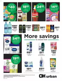 OK urban catalogue Page 4: Valpré Natural Spring Water €28,00, Lay's Potato Chips Assorted €40,00