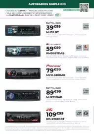 Catalogue Feu Vert page 4: AUTORADIOS SIMPLE DIN > AUTORADIO COMPACT: RADIO, BLUETOOTH ET USB > TOUS NOS MODÈLES PRÉSENTÉS