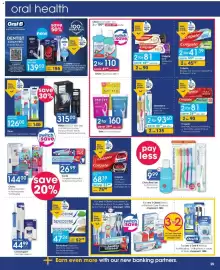 Clicks catalogue Page 25: Clicks mouthwash €9,99, Sensodyne Clean & Fresh or Multicare Toothbrushes €93,60