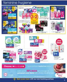 Clicks catalogue Page 27: Always Sanitary Pads Duo Packs €67,50, Always Pantyliners €70,00