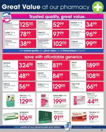 Clicks catalogue Page 35: Pro-B Acute €91,99, Echina-Med Forte €199,00