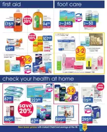 Clicks catalogue Page 40: Nebzmart Complete Nebulization Care Kit €899,00, Tena ProSkin Wet Wipes €87,99