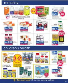 Clicks catalogue Page 43: Immucydin €252,00, Efferflu C Immune Booster €200,00