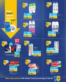 Clicks catalogue Page 8: Oral-B Battery-Operated Electric Toothbrushes and Refills €139,50, Dove Deodorant €73,80
