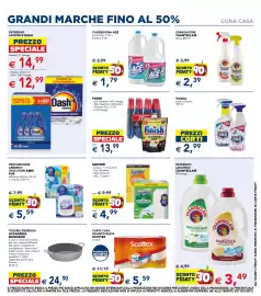 Volantino Esselunga Pagina 10: Finish Ultimate Plus €13,99, Swiffer Duster €4,99