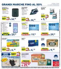 Volantino Esselunga Pagina 11: TV LED 50" LG €299,00, TV LED United 32" €119,00