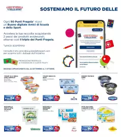 Volantino Esselunga Pagina 18: Yogurt Greco 0% Delta €1,50, Mozzarella benessere Accadi senza lattosio €0,90