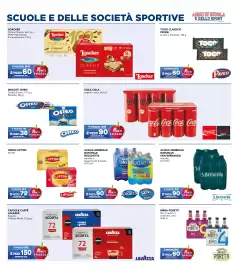 Volantino Esselunga Pagina 21: Acqua minerale naturale San Bernardo €90,00, Acqua minerale naturale Rocchetta €30,00