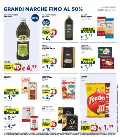 Volantino Esselunga Pagina 6: Olio extra vergine Farchioni €4,99, Tavoletta Ferrero €1,99