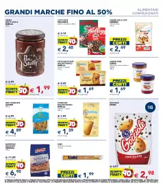 Volantino Esselunga Pagina 7: Crema Pan di Stelle Barilla €1,99, Gocci ole Pavesi €2,98