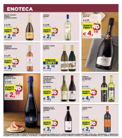 Volantino Esselunga Pagina 9: Alcamo o Nero d'Avola Rapitalà €3,98, Bardolino Chiaretto Guerrieri Rizzardi €3,95