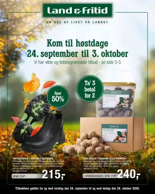 Land & Fritid (gælder indtil 25-10)