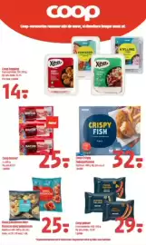 Coop 365 tilbudsavis uge 39 Side 17: Coop polser €29,00, Coop pølsehorn eller focaccia med pepperoni €25,00