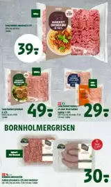 Coop 365 tilbudsavis uge 39 Side 5: Bornholmergrisen hakket grisekød 8-12% eller medister €30,00, Coop hakket grisekød €49,00