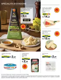Volantino Esselunga Pagina 10: Pecorino Sardo Dop Dolce €15,90, Gorgonzola Piccante Igor €2,29
