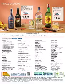 Volantino Esselunga Pagina 20: Gin London Dry Gordon's o Scotch Whisky J&B €1,50, Baileys Chocolate €2,00